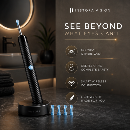 Instora Vision | Ear Cleaning Kit with Camera
